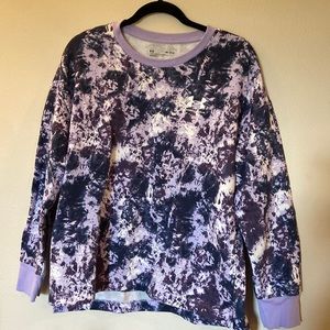 Under Armour purple crew neck sweatshirt